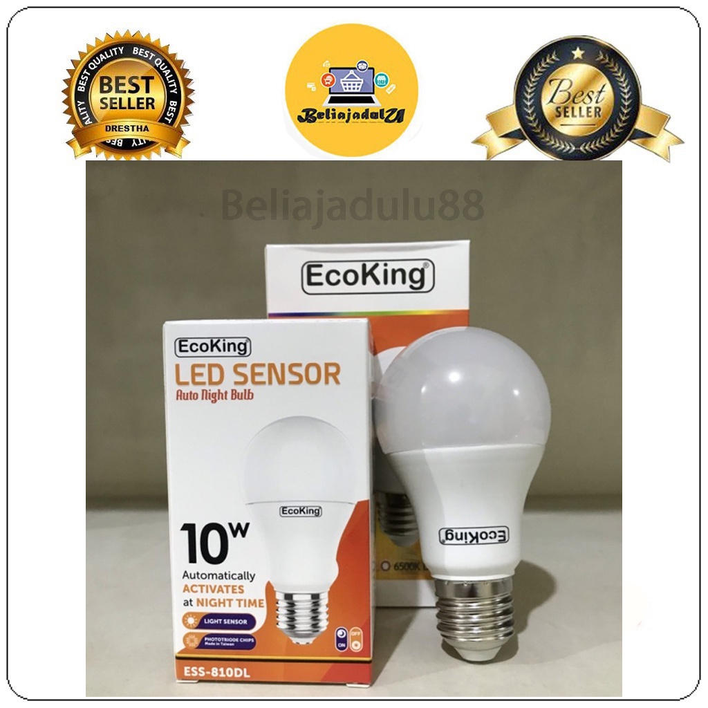 Beliajadulu88 Lampu LED Sensor 10 dan 12 Watt ( Light Sensor ) Ecoking