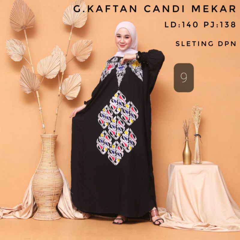 kaftan batik candi mekar