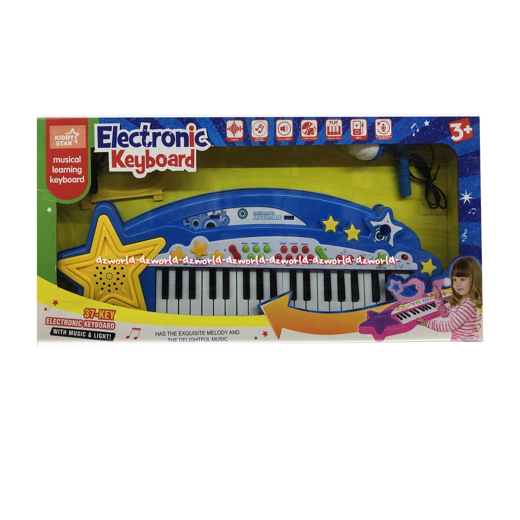 Kiddy Fun Musical Learning Keyboard Electronic Mainan Anak Piano