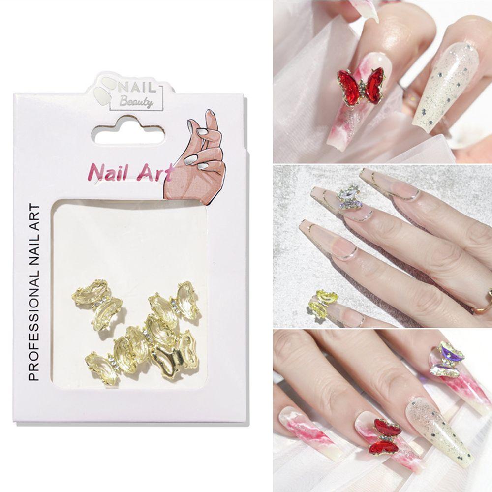 Preva 5Pcs/pak Dekorasi Nail Art DIY Nail Beauty Kristal Aksesoris Kuku