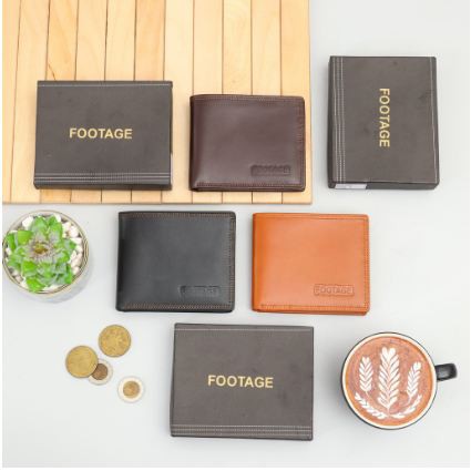 Dompet Pria Kulit Asli Original Footage DK-01 PREMIUM