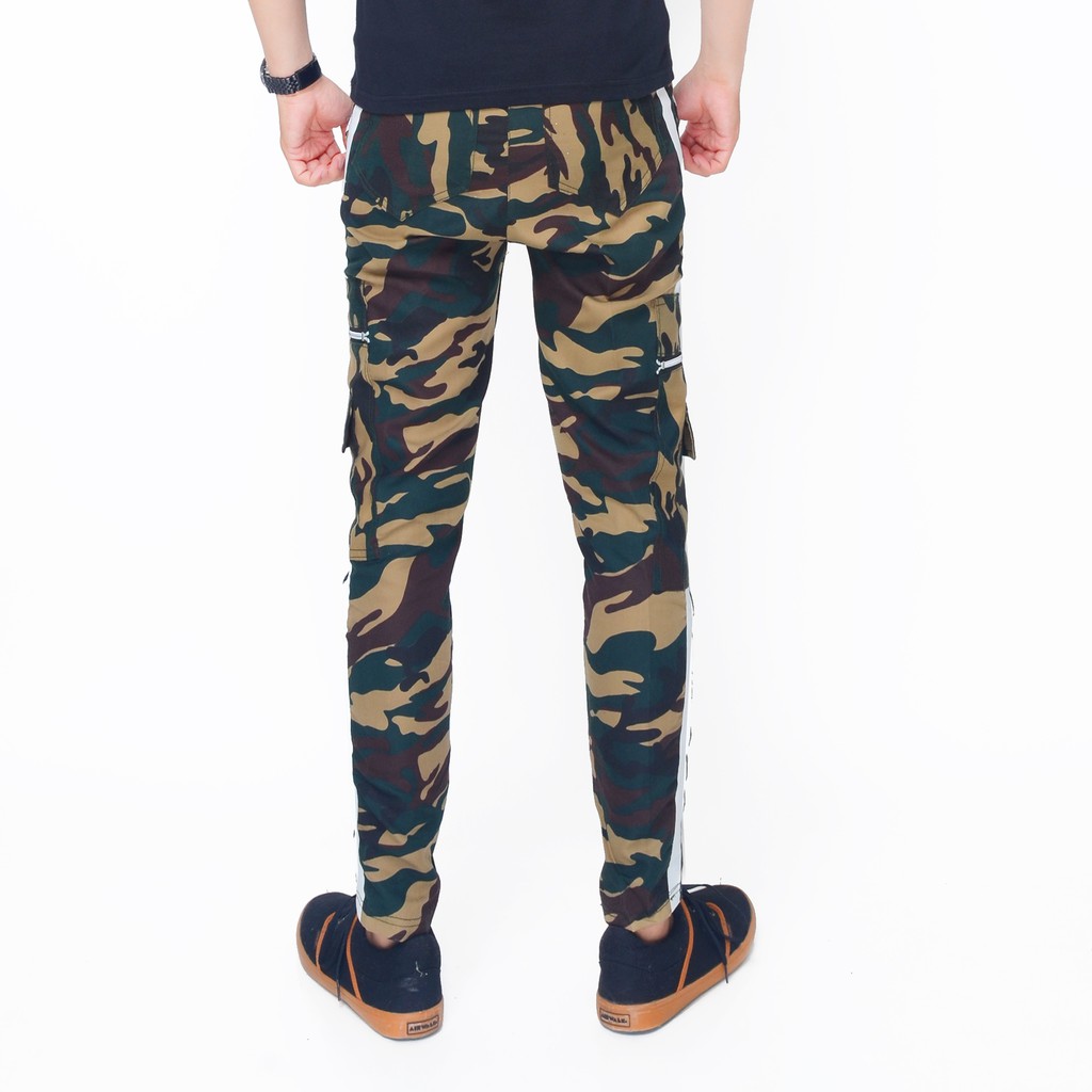 Celana jogger training  Panjang Pria Corak Army - XSHOP Peter