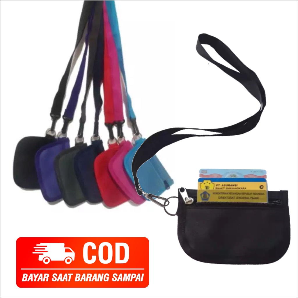 Dompet Sako Wallet Dompet Gantung Praktis Untuk Tempat Kartu KTP E-Toll Simpel - PG 8820