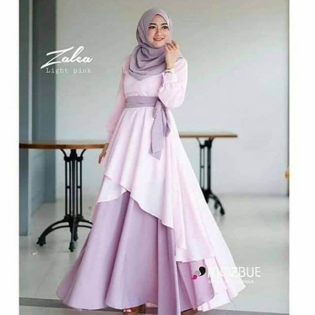 MK Zalea Maxy / Dress Cantik kekinian / gamis murah