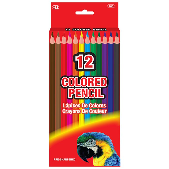 

Bazic 12 Colour Pencil