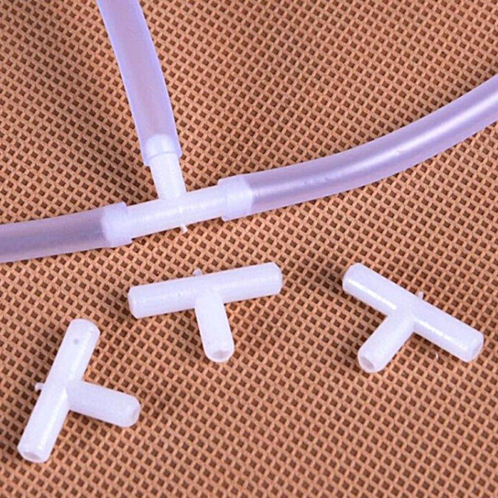 NICKOLAS1 Konektor Pompa Angin 3arah Plastik Untuk Sambungan Tabung Saluran Tangki Ikan