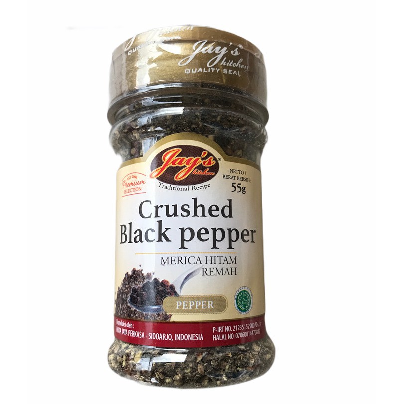 

Jay's Crushed Black Pepper/ Merica Hitam Remah 60gr