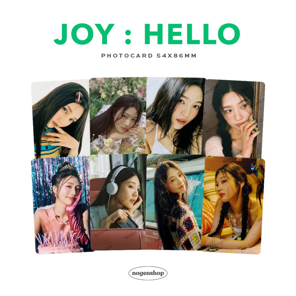 [UNOFFICIAL/FANMADE] PHOTOCARD PC RED VELVET JOY HELLO