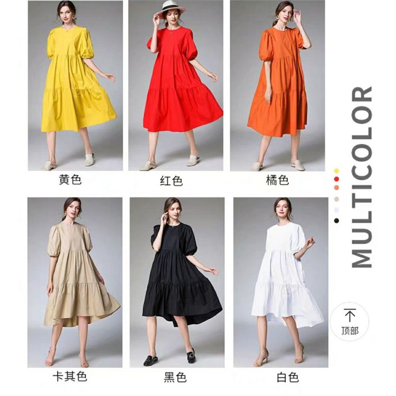 Dress Poplin Import Premium ZR