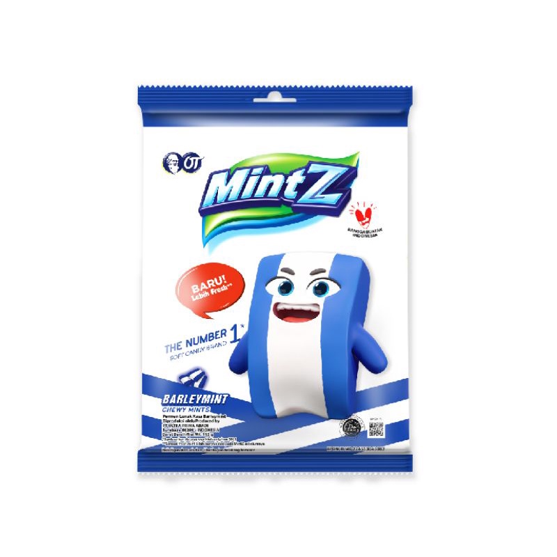 

Permen Mintz Barleymint Chewy Mints 115 gram