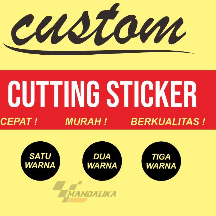 

(SIAP KIRIM!) sticker cutting custom stiker decal oracal cating 1m x 1 meter