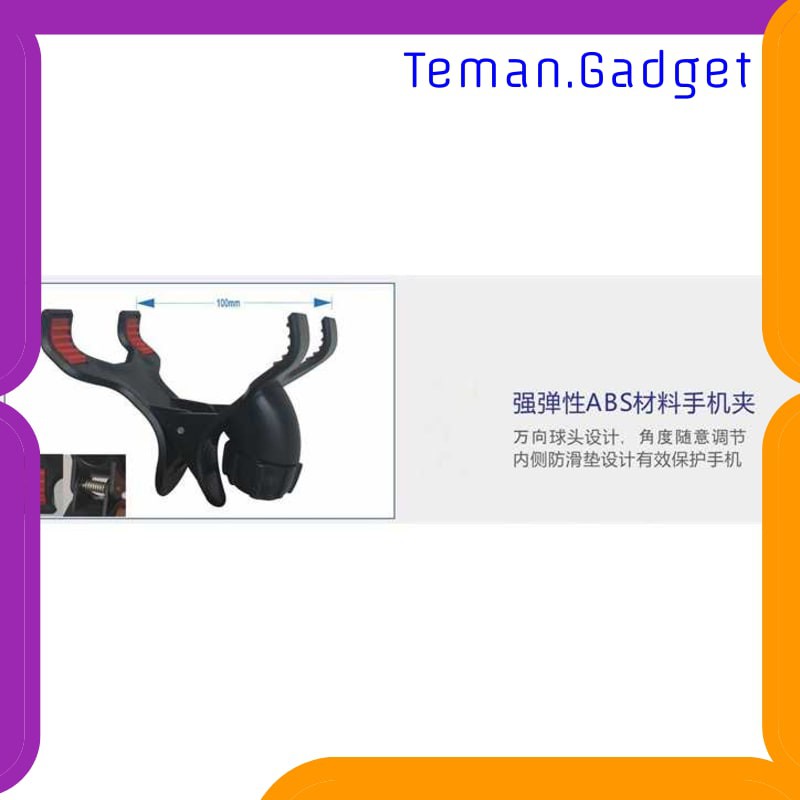 TG-BD085 Microphone Standing Holder Tripod with 3 x Smartphone Holder - NB04P