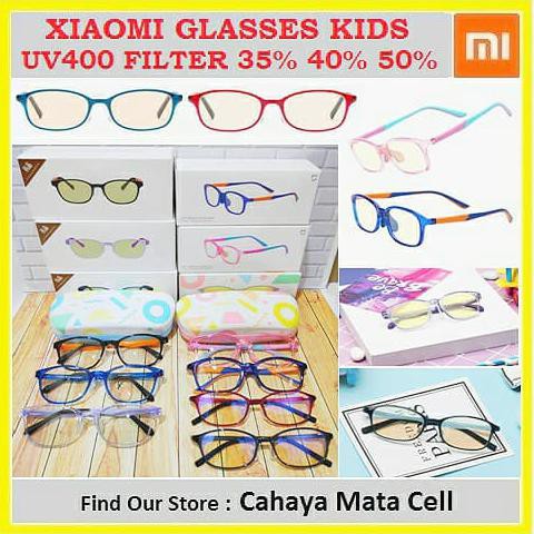 Banting Harga Xiaomi Mijia Glasses Kids Kacamata Anak Anti Blue Radiasi 35% - Blue 35