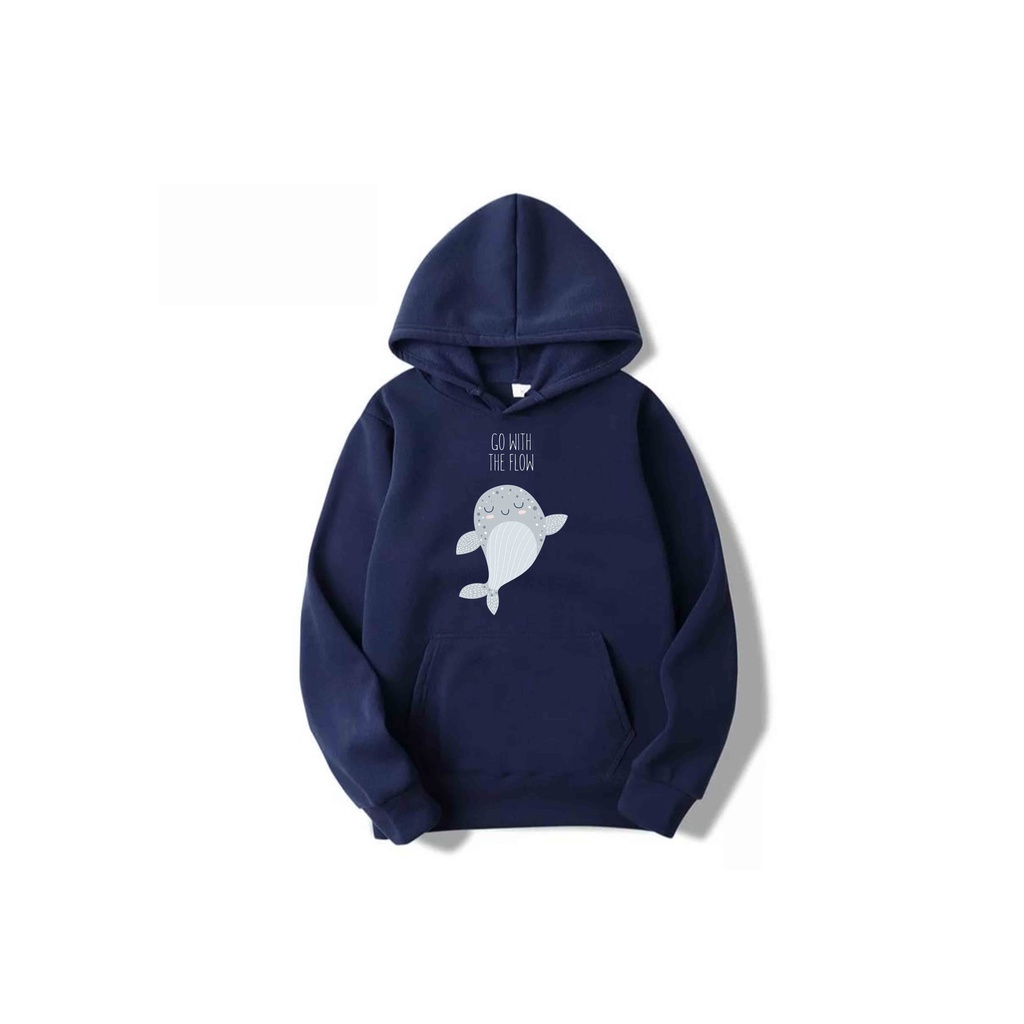 The flow Sweater Wanita hoodie Wanita Fleece Size M - XXL-1