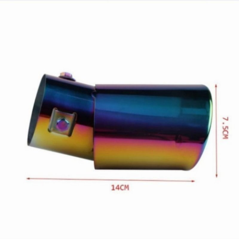 Muffler Ujung Pipa Knalpot Mobil HRV Full Pelangi