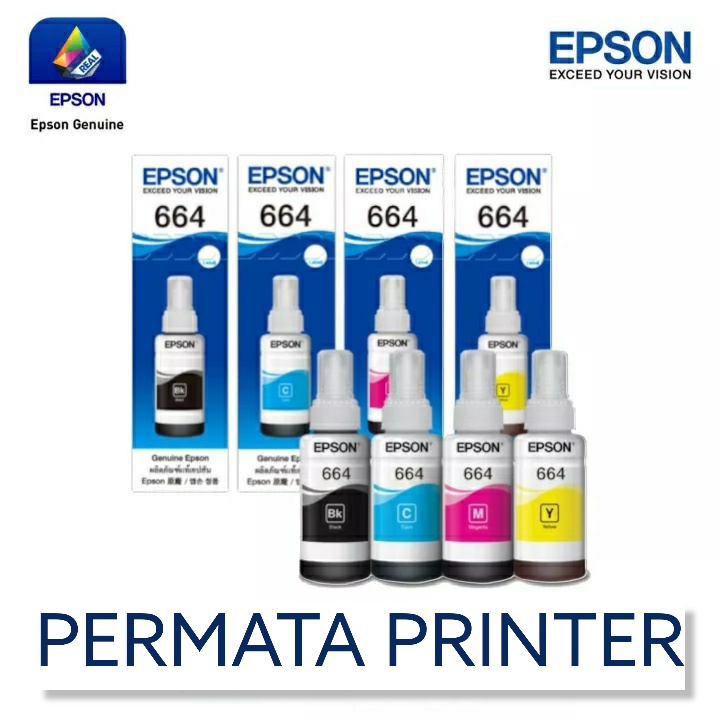 TINTA EPSON 664 ORIGINAL -  YELLOW