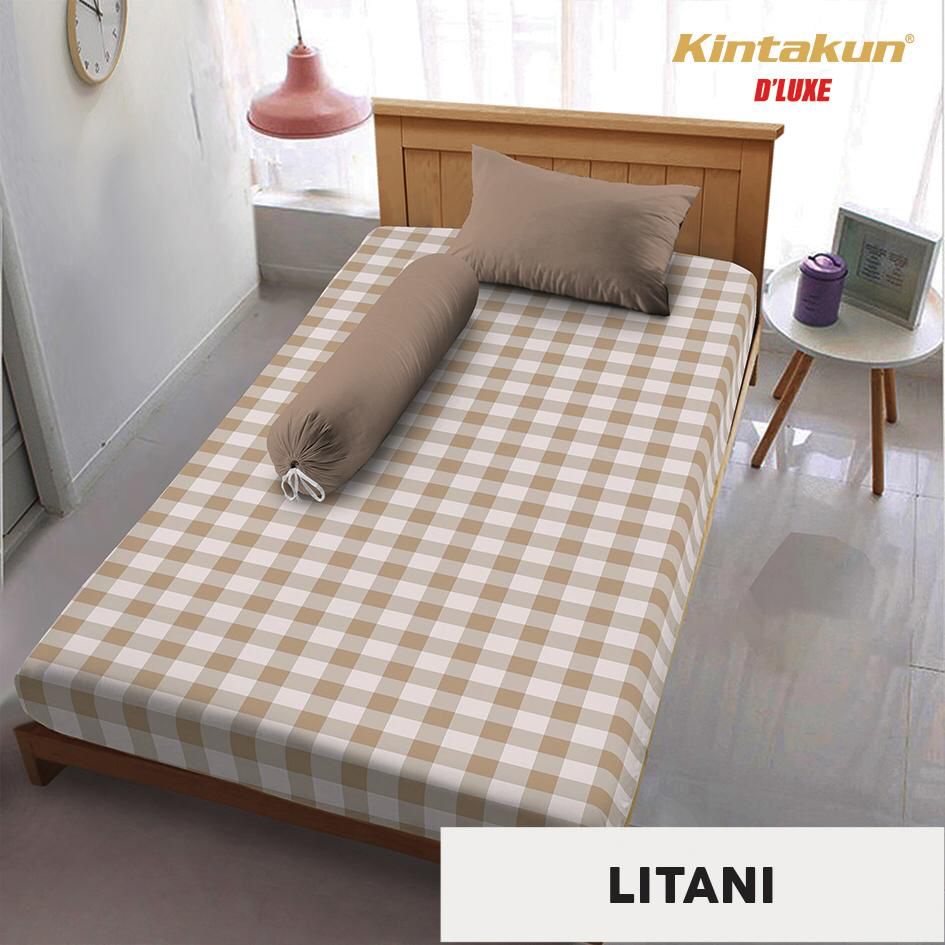 KINTAKUN Sprei 100x200 / 90x200 Motif Axel Blooma Ensley Amina Damara Gemi Litani Madana Nuraga Rena Wiyata - SP 100 90 DLX TBT