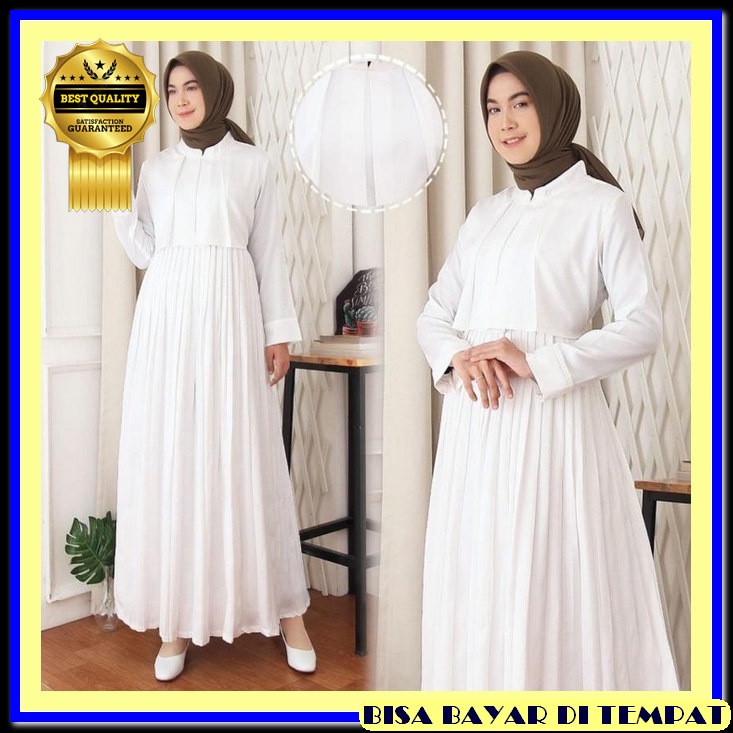 Baju Gamis Wanita Kekinian Baju Gamis Lebaran 2022 Bsju Games Murah Import Bju Games Terbaru2022 Bj 