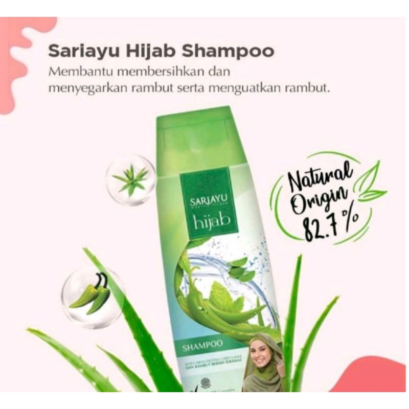 SARIAYU HIJAB SHAMPOO SAMPO SARIAYU SAMPOO SARI AYU HIJAB SERIES