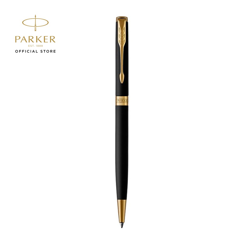 

Parker Sonnet Matte Black Gold Trim Ballpoint