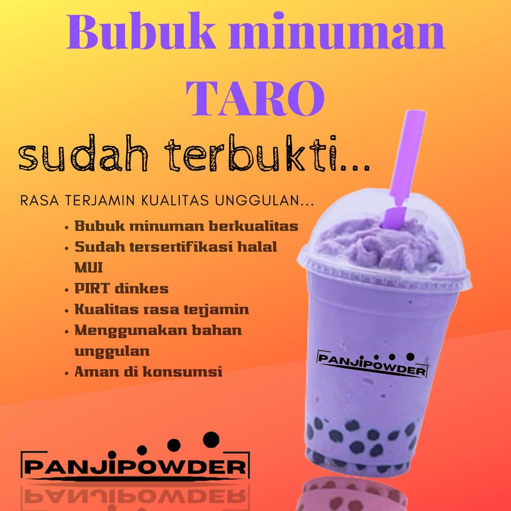 1kg serbuk minuman rasa taro bubuk minuman rasa taro bubuk minuman kekinian bubuk minuman aneka rasa bubuk minuman boba