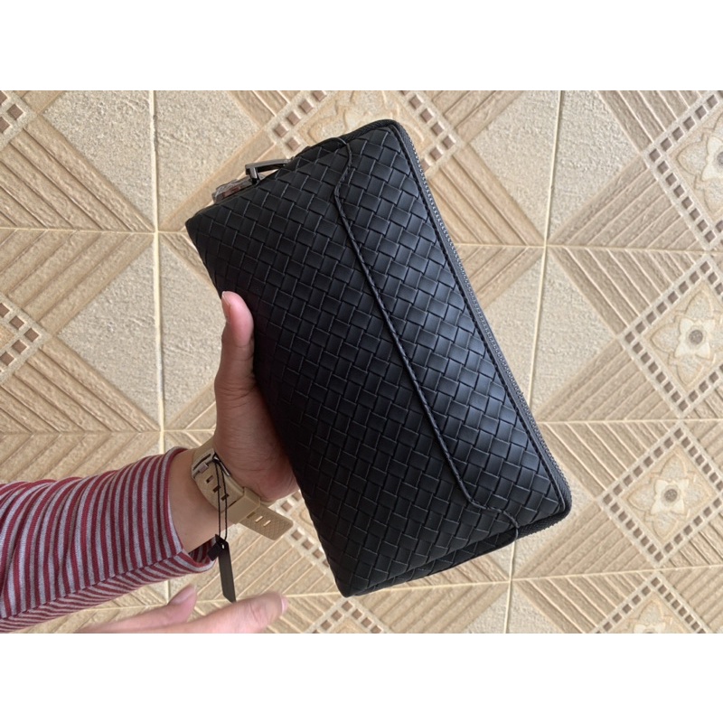 Clutch handbag Kulit Asli Pria Wanita