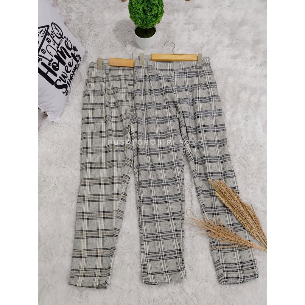 BIG SALE !! (TANPA TALI) CELANA KOTAK LOKAL/ CELANA TARTAN/ MARGARET PANTS/ CASEY PANTS