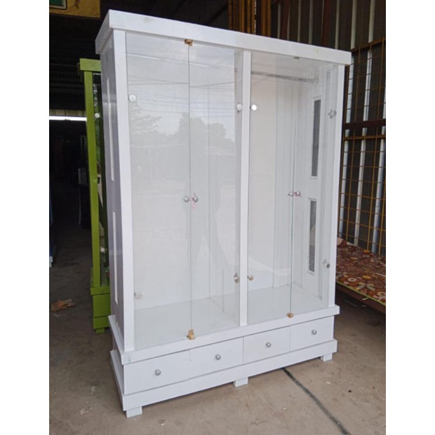 Bayar ditempat/ Lemari Gantungan gamis 4 pintu