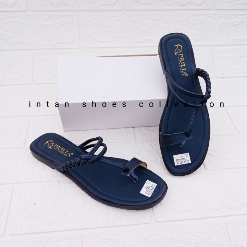 Sandal anyam LS-001/sendal kepang/sandal slip on/sandal teplek/sandal jepit wanita/sandal terbaru