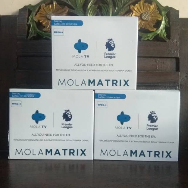 Receiver Mola Matrix Mpeg4 dus Putih liga inggris