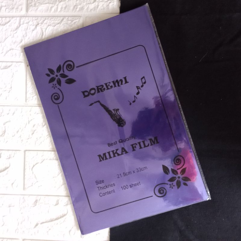 

Mika Cover/Mika Film Warna Ungu Doremi (Isi 100 lembar)