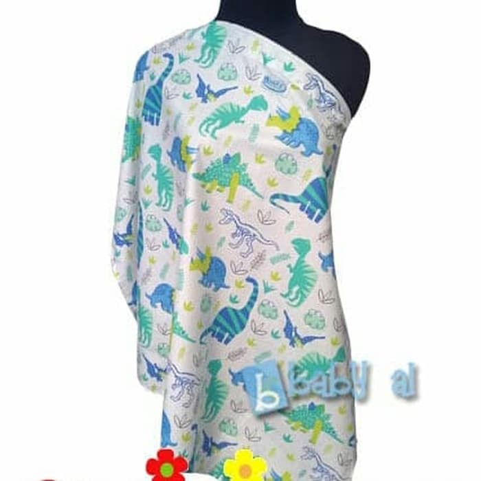 Nursing Cover Penutup Menyusui Merk Baby Al - 1 Lapis Aneka Motif