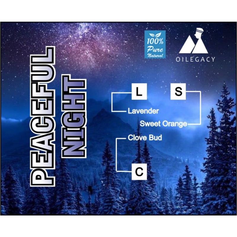 INHALER TIDUR DAMAI | PEACEFUL NIGHT | RILEX | PIKIRAN TENANG | ESSENTIAL OIL | INSOMNIA
