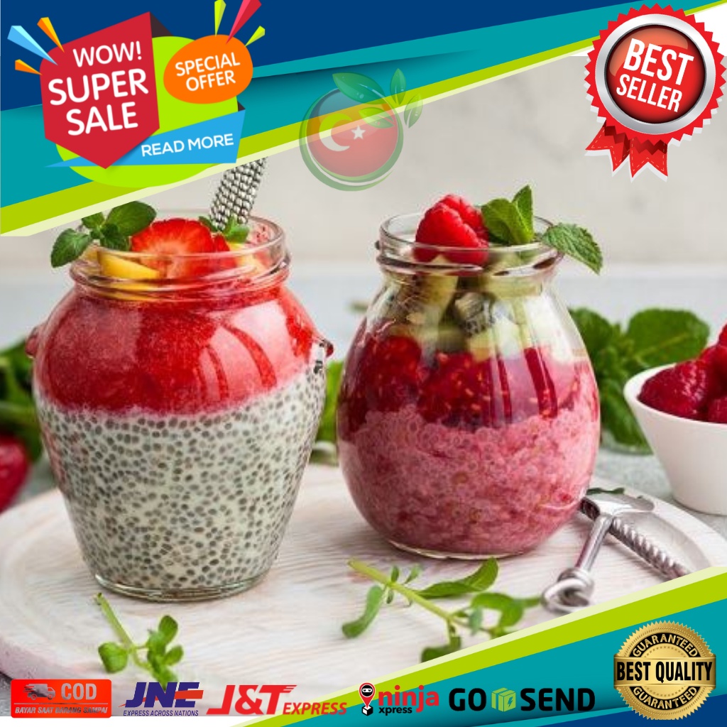 1 KG CHIA SEED ORGANIK - BIJI CHIA DIET LANGSING SEHAT / BLACK CHIASEED HERBAL, ALAMI DAN ORIGINAL