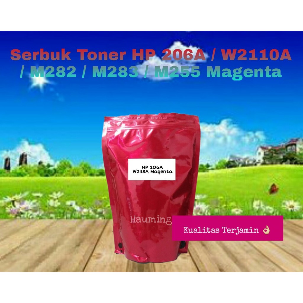 Serbuk Toner Refill 206A 207A HP Color Pro M255nw M255dw MFP M282nw M283fdn M283fdw