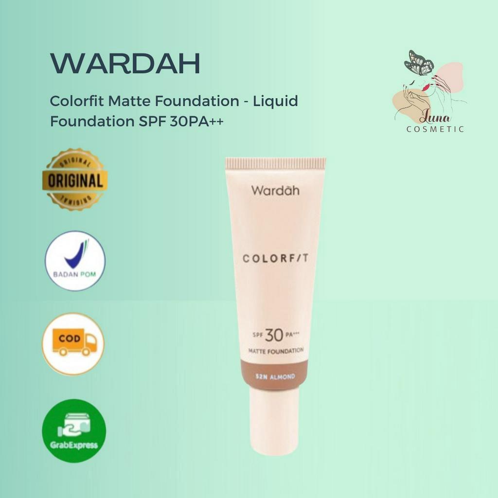 WARDAH COLORFIT MATTE FOUNDATION - 25ML