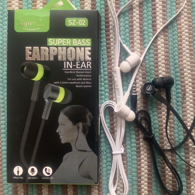 Hf Earphone Headset Super Z SZ-02 Megabass