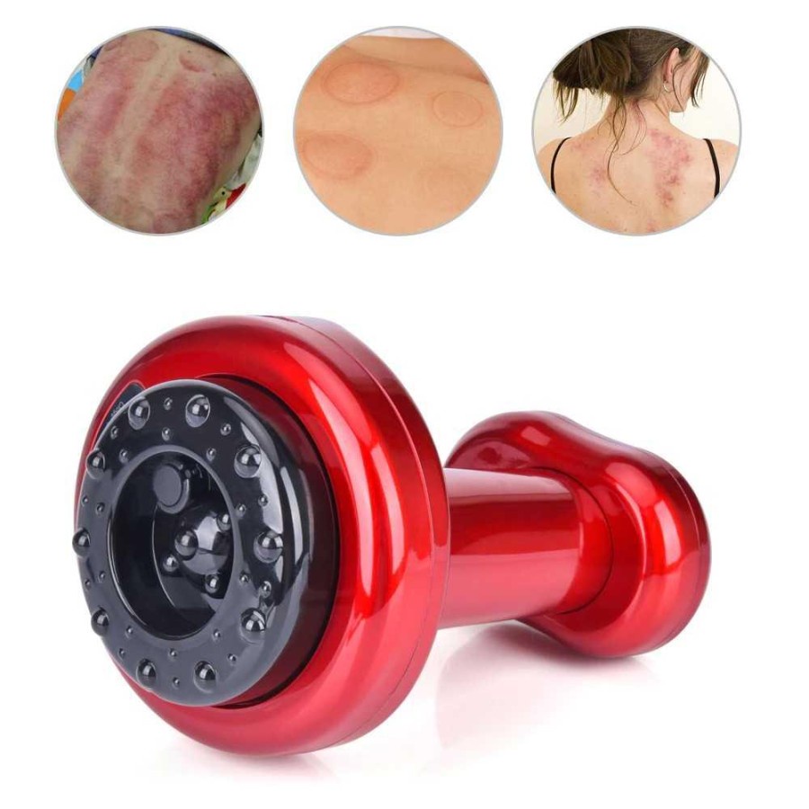 Alat Pijat Bekam Electric Therapy 9 Gears Rechargeable - DS-1880 - Red