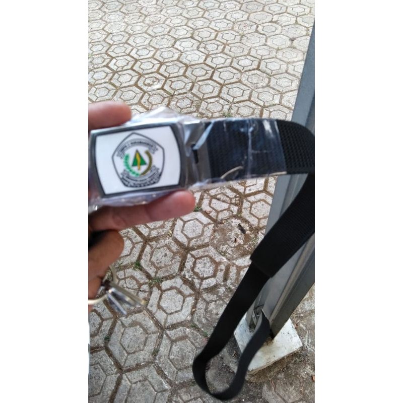 SABUK PAKE LOGO  SENDIRI