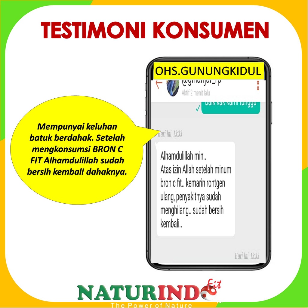 Obat Batuk Berdahak Kering Menahun Obat gurah paru paru2 suara sesak nafas Tbc Bronkitis Obat Gurah Sinusitis Herbal Bron c fit 100% Original BPOM-2