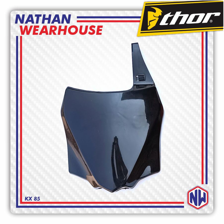 Cover Plat Tempat Papan Nomor Nomer Depan KX 85 THOR