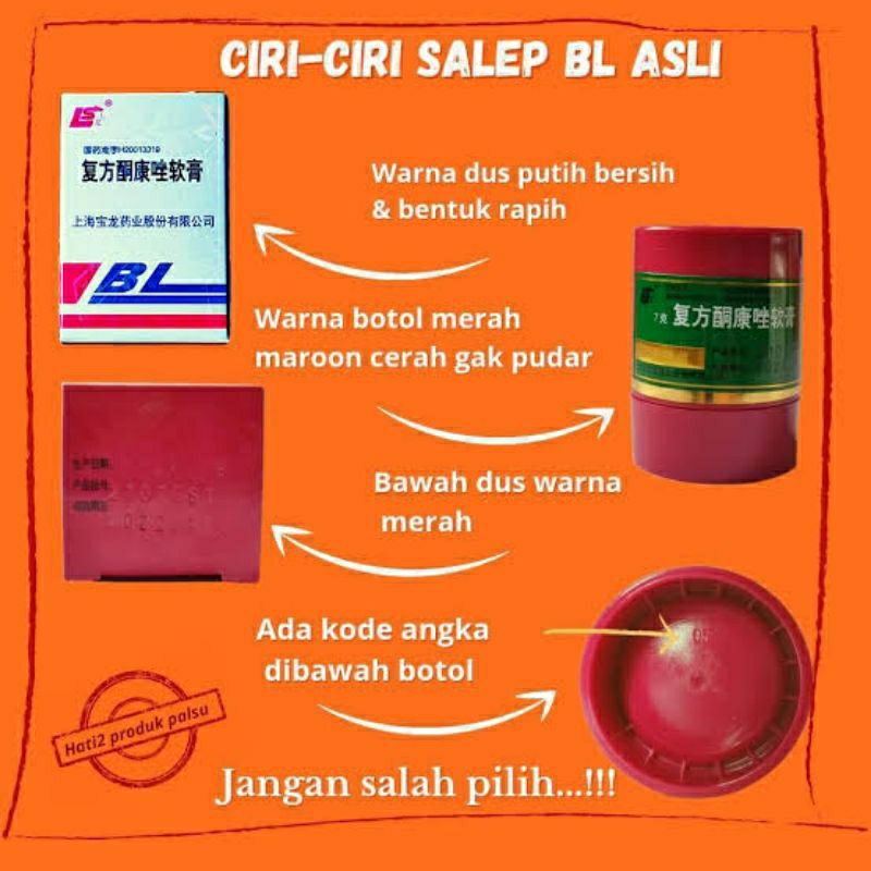 Salep BL Original 100% Cream Untuk Menghilangkan Jerawat Bekas Jerawat Gatal-gatal