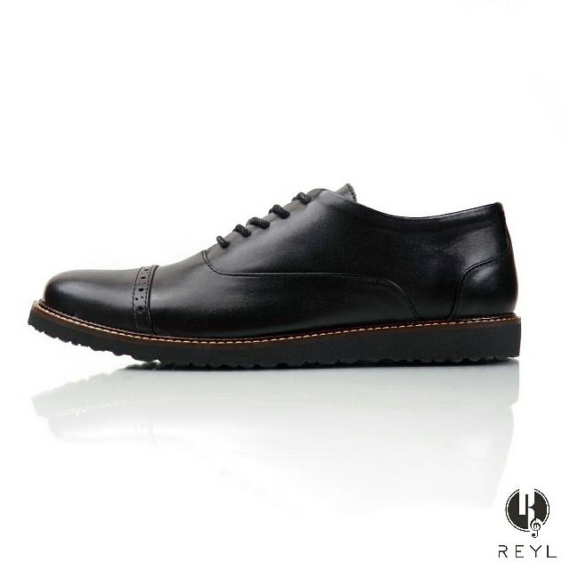 REYLMAN JAZZ Sepatu Pantofel Pria Kulit Asli Pentofel Formal Oxford Kerja Kantor Casual Pesta Kondangan Pantopel Flat Big Size