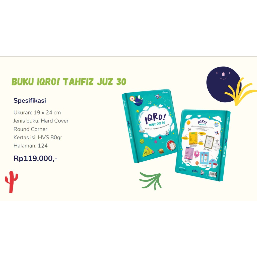 Al-quran Hafalan anak IQRO Universe Tahfiz Juz 30 Salam Kids