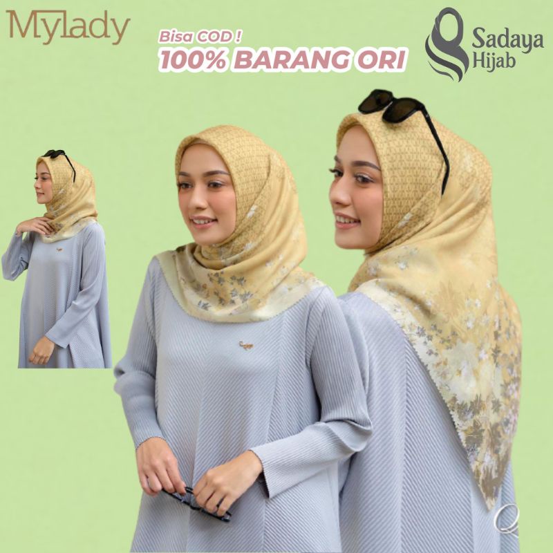 Hijab Fashion Muslim  Ori Terbaru my lady queena motif lasercut original kerudung muslim