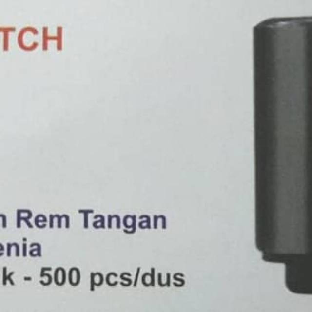 Tombol Rem Tangan / Switch Hand Brake Avanza Xenia. BESI CHROME. Drat.