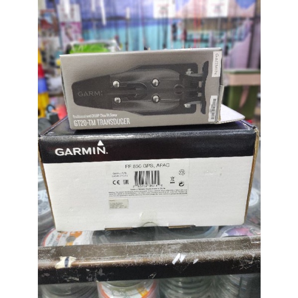 1 set gps garmin fish finder 650 lengkap dengan gt20-tm transducer