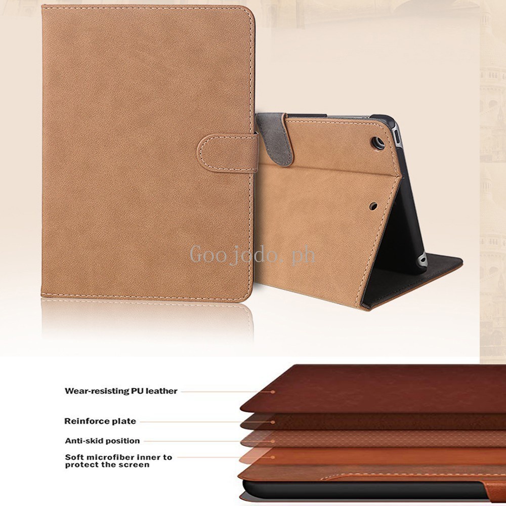 Case Bahan Kulit Untuk IPad 9 10.2 9.7 2018 10.9 Pro 11 Air 2 2018 9.7