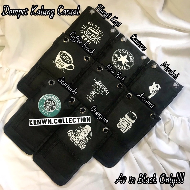 Krnwn Collection - DOMPET KALUNG PRIA WANITA CASUAL DOMPET KARTU HP