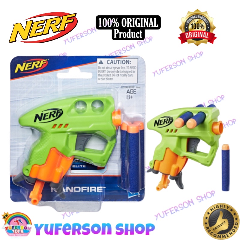 NERF NANOFIRE GREEN- ORIGINAL